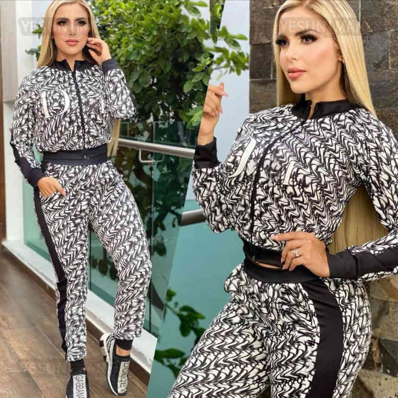 

Woman Designer Luxury Diros Fashion Tracksuits Jogging Suits European And American Womens CD Sports Suit 2 Piece Set Trousers, 13
