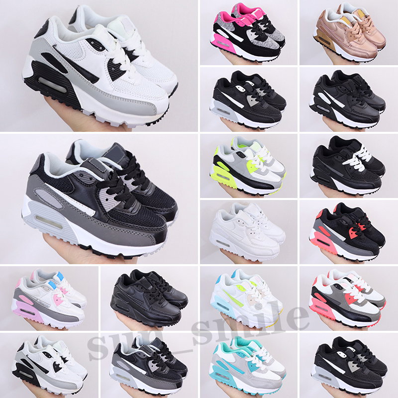 

High Quality Mens Running Shoes Children Skate Kids Womens Black White Green Silver Trainers Outdoor Sneakers, Color 3