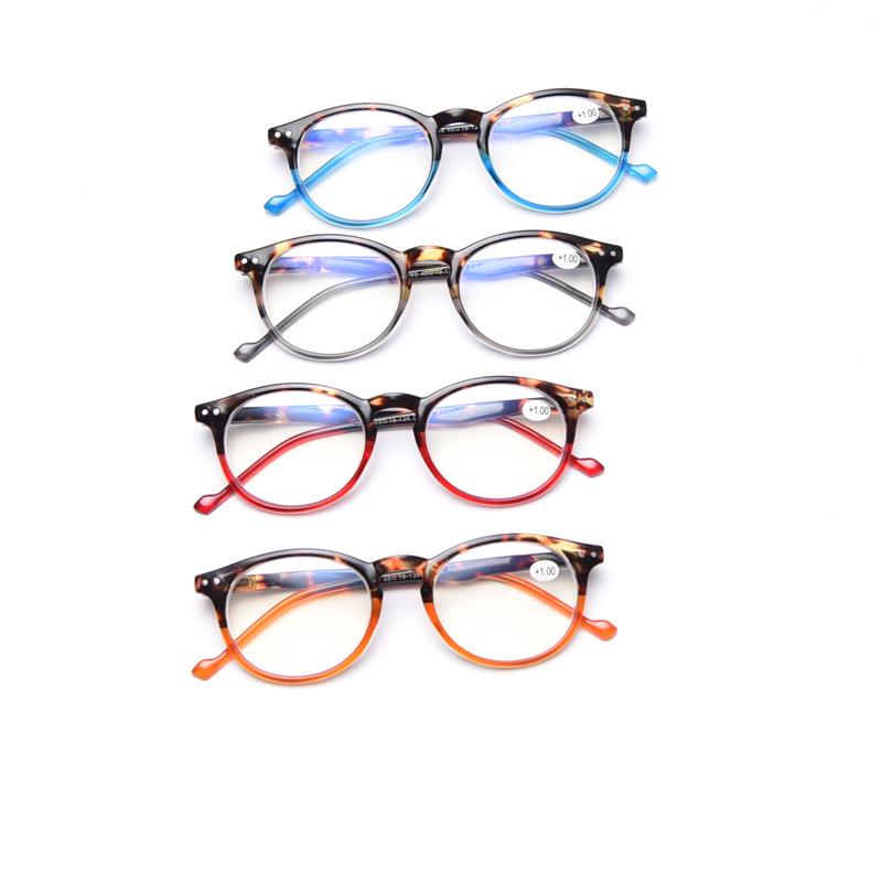 

Sunglasses Round Reading Glasses Women Men Spring Hinge Blue Light Proof Leopard Print 1.0 1.5 2.0 2.5 3.0 3.5Sunglasses