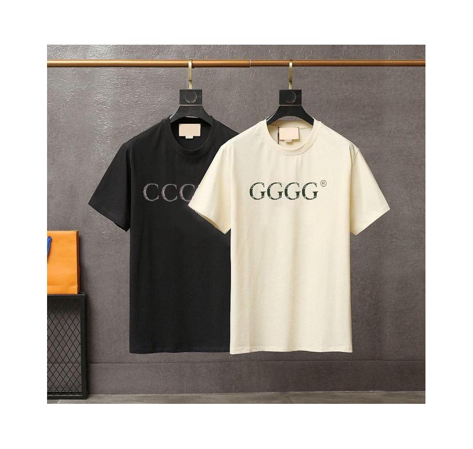 

Guccie Mens T shirt Designer 3D Letters Printed Stylist Casual Summer Breathable Clothing Men Women Top Quality Clothes Couples Tees Wholesale, Customize