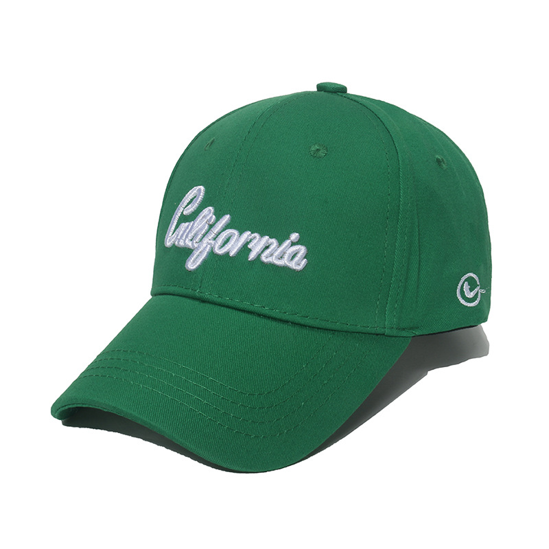 Women Men Baseball Caps California Letter Embroidered Green Black White Cotton Snapback Hats Wholesale Polo Trucker Style