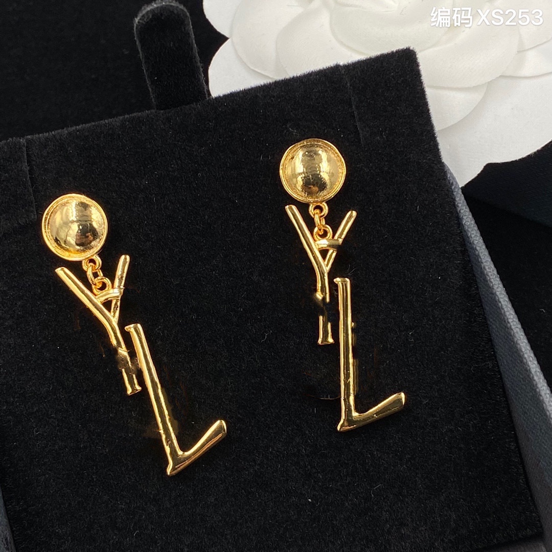 

luxury designer women earrings charm gold letter lady designers earrings formal prom evening jewelry