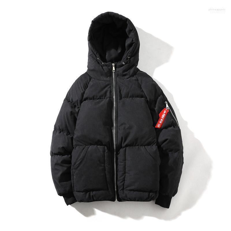 

Men's Down & Parkas Casual Hooded Men Winter Jacket 2022 Fashion Solid Thick Warm Coat Mens Plus Size 3XL 4XL 5XL High Quality1 Phin22, Black
