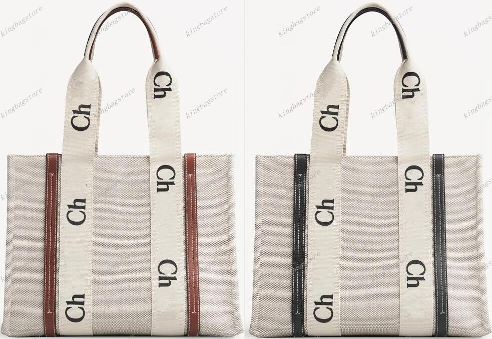 

Luxury Designer 5A WOODY Women Handbags Tote Shopping bag High Quality Handbag Totes Canvas Linen Large Beach bag Travel Crossbody Shoulder bags Purses men, Need real pictures contact seller