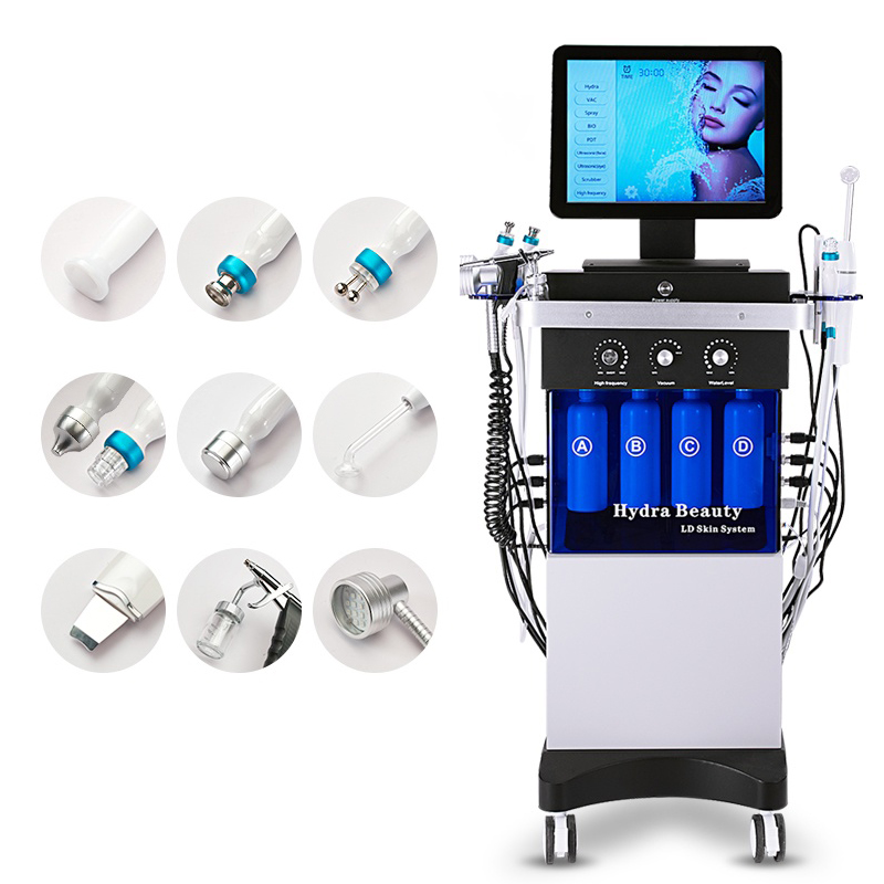 

Hydro Facial Aqua Peel Face Lift Diamond Dermabrasion Skin Care Oxygen Water Jet Spa 14 In 1 Super Bubble Hydrafacial Machine