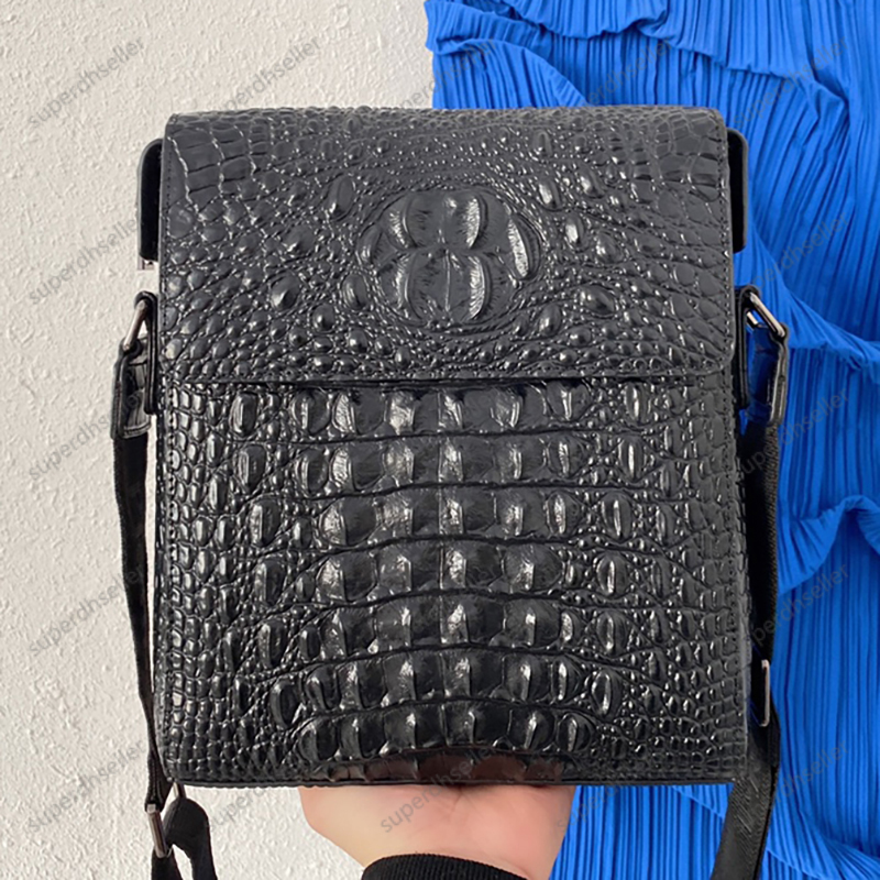 Designer Bag Men Shoulder Bags Fashion Crossbody Handbag High Quality Crocodile Leather Wallet Briefcase Messenger Pack Tote Handbags Purse