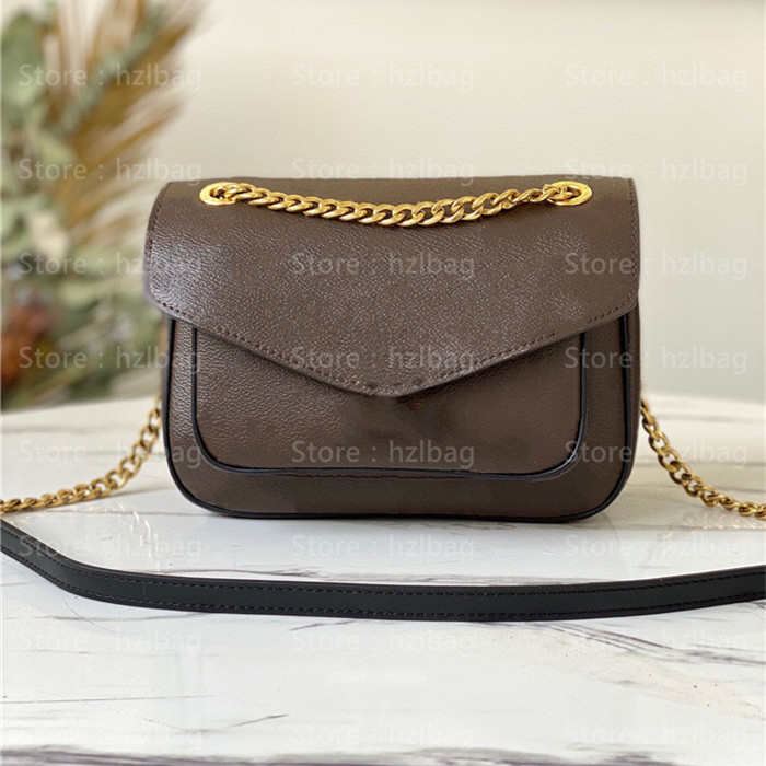 

Designer PASSY Shoulder Bags casual chic day-to-evening bag M45592 Magnetic closure Crossbody Mono gram canvas Purse Wallet Flower Letter designer, Color 01