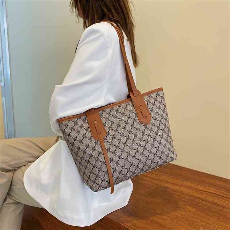 sling new fashion women's bag printed hand leisure armpit versatile shoulder Bags-image-772881440
