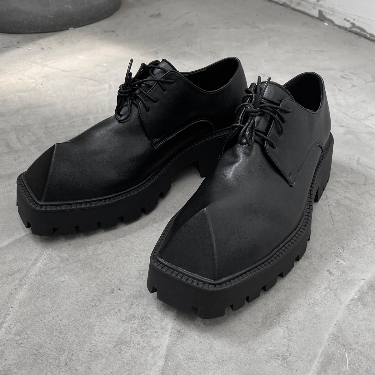 

Cute Dress Shoes For Men Height Increasing Mens Derby Shoe Square Toe Mans Platform Oxfords, Black