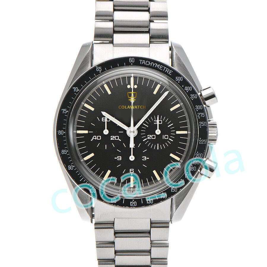 

2022 Men Steel Automatic Watch In Original Box Black Dial Moon Men Professional Broad Arrow Chronograph No Work Mechanical Bracelet Men's Watches