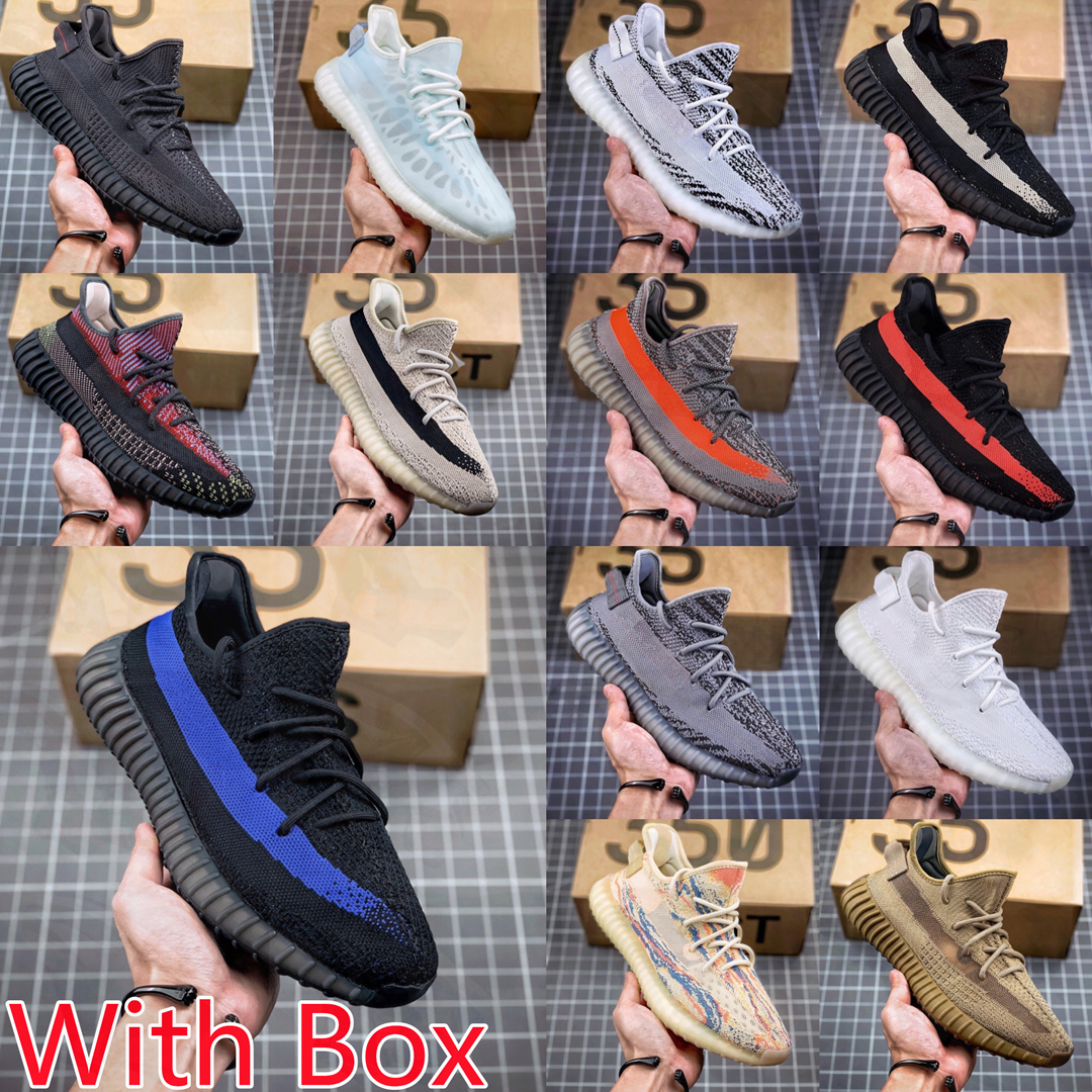Zebra Beluga 2.0 Femmes V2 Robe de teinte bleue Chaussures décontractées Men Argile Crème blanc Black Copper Red Lettre RED BRED SEMI SALLOGNES B