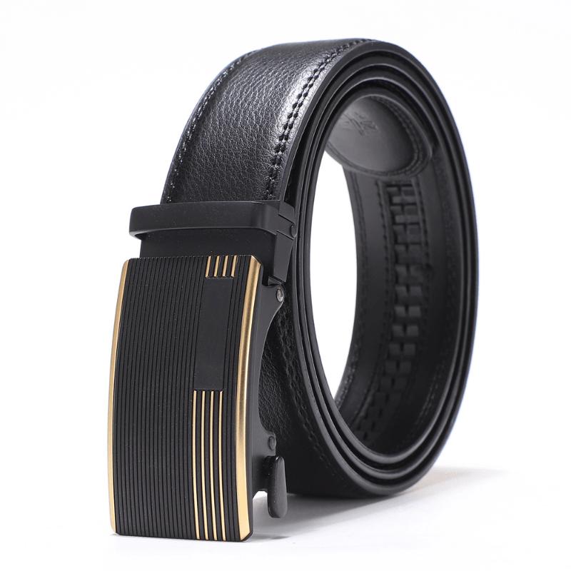 

Belts Leather Business Belt For Young Men All-match, Black
