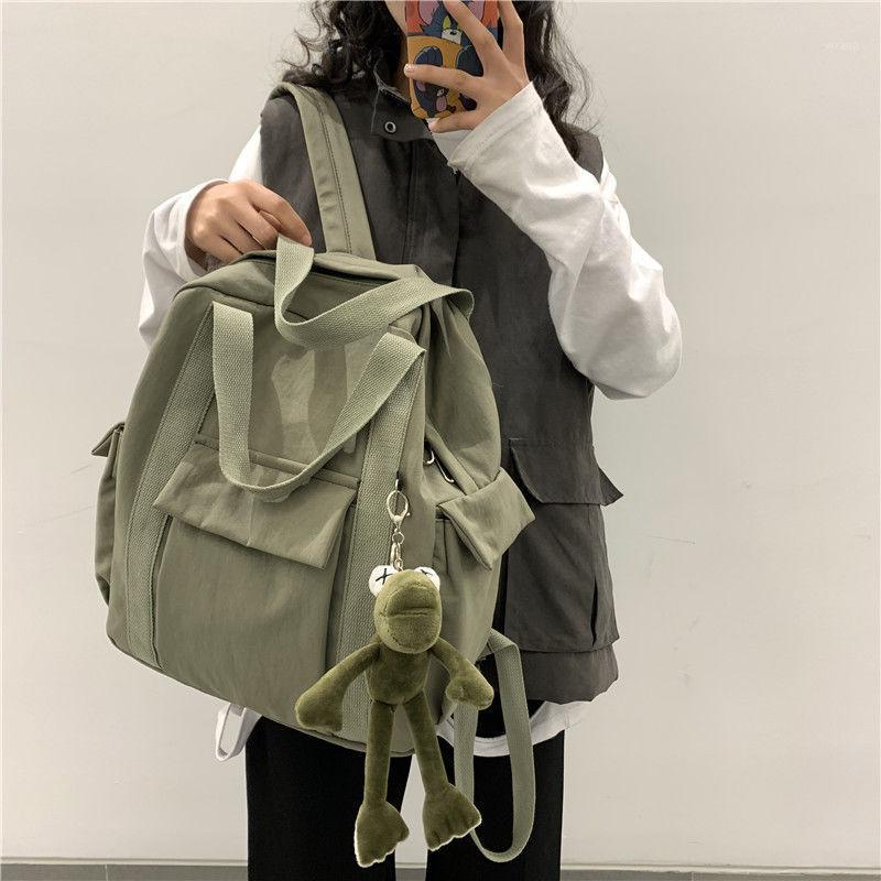 

Backpack 2022 Fashion Schoolbag Ladies Harajuku Junior High School Multifunctional Large Capacity Female, Standard version2