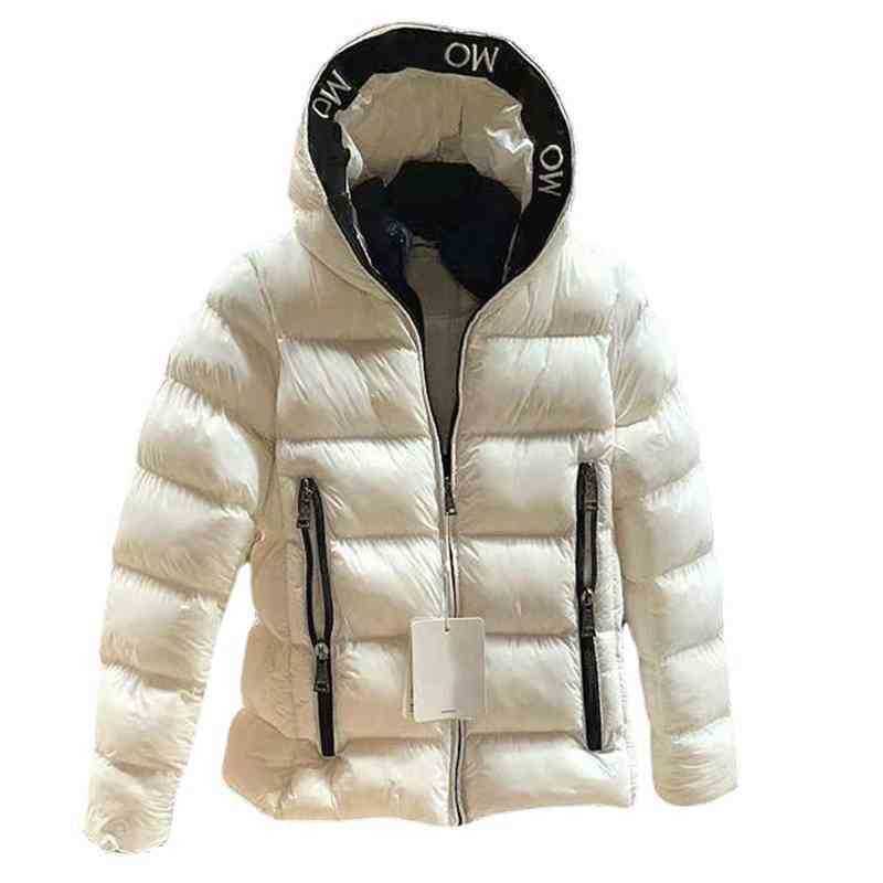 

Designer Luxury Monclair Classic Winter Men Jackets Women Down Fashion Cap Pattern Print Coats Outdoor Warm Casual Parkas Coat 4 Color