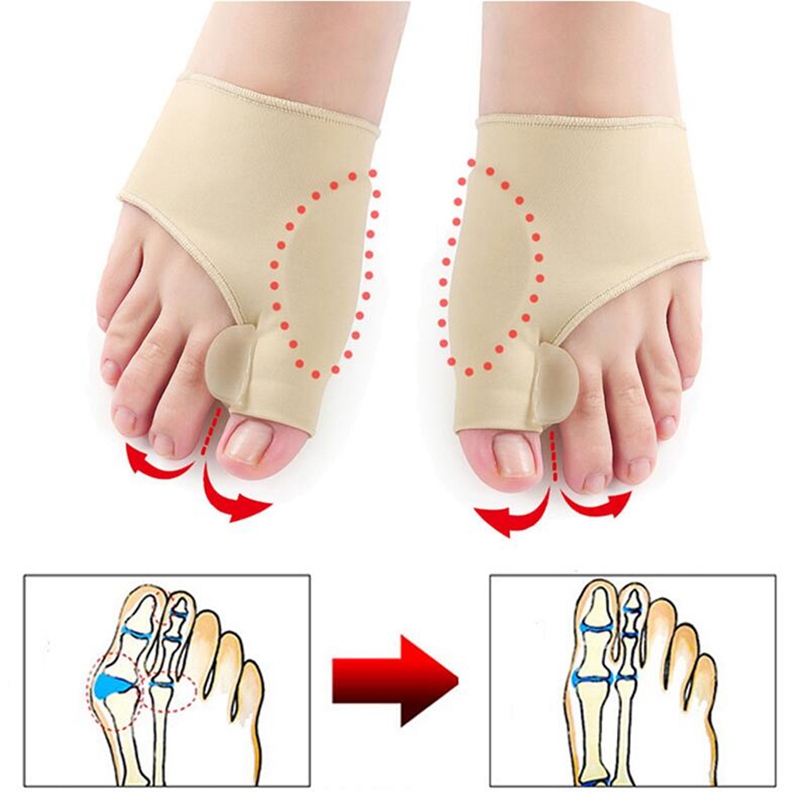 

1Pair Toe Separator Hallux Valgus Bunion Treatments Corrector Hammer Toe Straightener Foot Pain Relief Orthopedic Pedicure Tools Feet Care