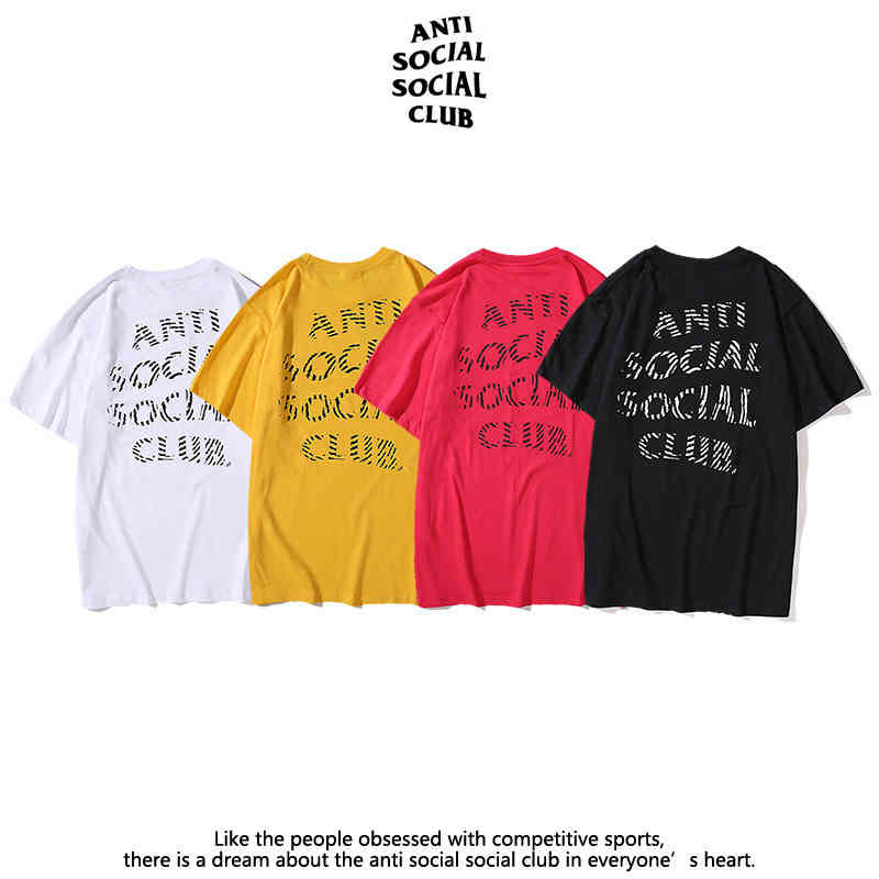 Spring / Summer 2020 New Assc Dizzy Letter Printed Round Neck Pullover Short Sleeve T-shirt