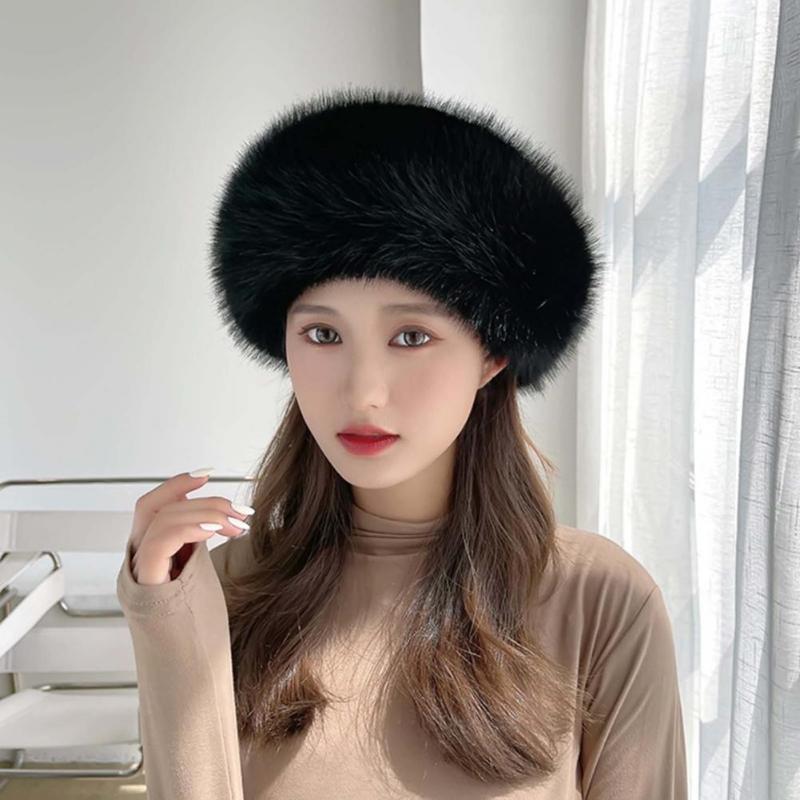 

Visors Fashion Hat Exquisite Women Beret Practical Warm-keeping HatVisors, White