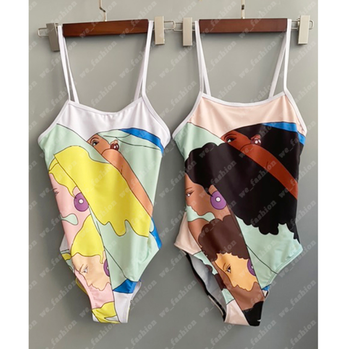 Fashion Women Swimsuit Swimwear One Piece Designer Antonio Multicolor Lycra Bikinis Sexy Woman Bathing Suits Beach Swim Wear Outdoor Sports