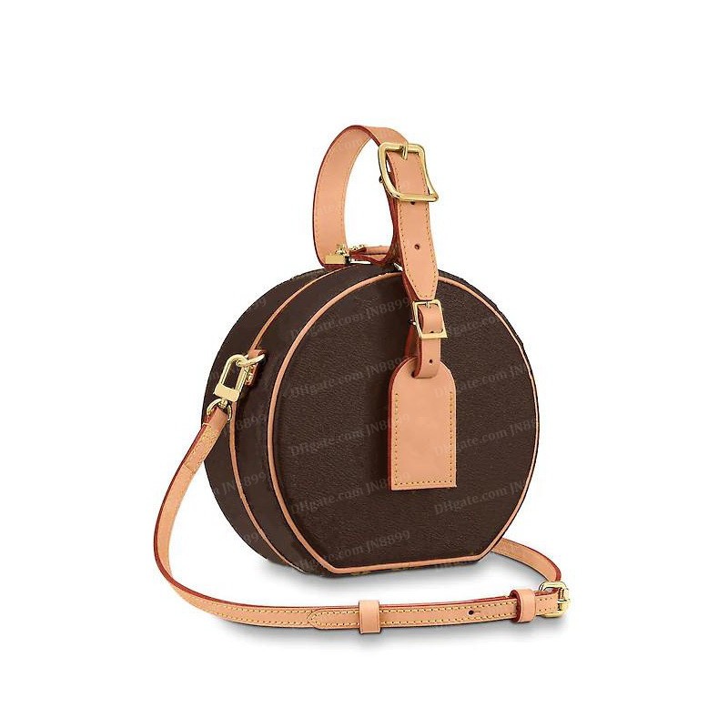 

Classic Women Evening Bags Handbags Leather Brown Old flower Shoulder Bags Top Quality Cross Body Bag Totes Wallet With Box and Dustbag JN8899, Brown flowers