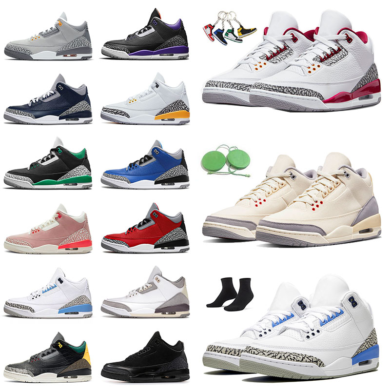

Classic Jumpman 3 Trainers Basketballs Shoes Designer Women Men Varsity Royal Muslin Cardinal Red Pine Green Fragment Georgetown Black Cat 3s Sports Sneakers EUR 47, 40-47 pine green