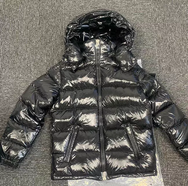 

Monclair high quality designer men down jacket Europe and America jackets classic style black short warm coats, Matte black