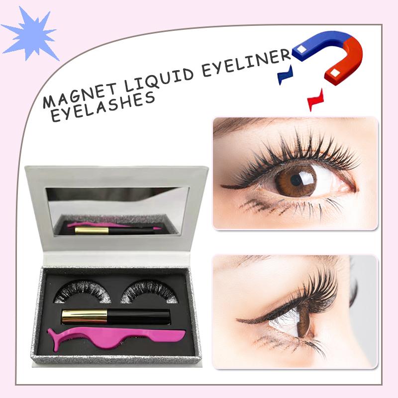 

False Eyelashes 3D Eyeliner Waterproof And Sweat-proof Tweezers Long Lasting Hand Eyelash Makeup Tool Set