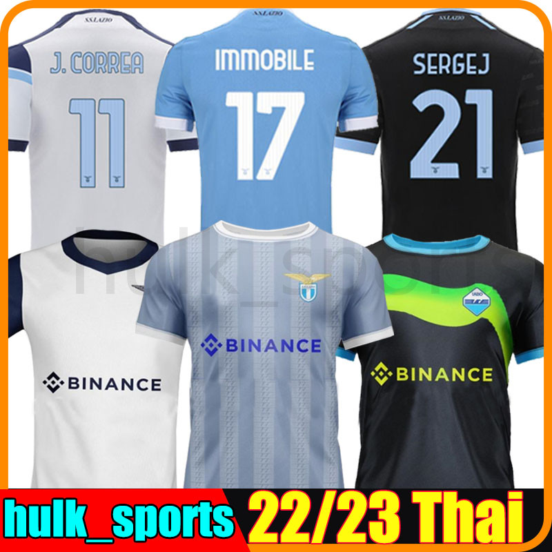 

22/23 Lazio F. ANDERSON soccer jerseys 2022 2023 PEDRO LUIS ALBERTO IMMOBILE SERGEJ J.CORREA maglia da calcio ACERBI LAZZARI ZACCAGNI men kids kits football shirt, 21-22 away