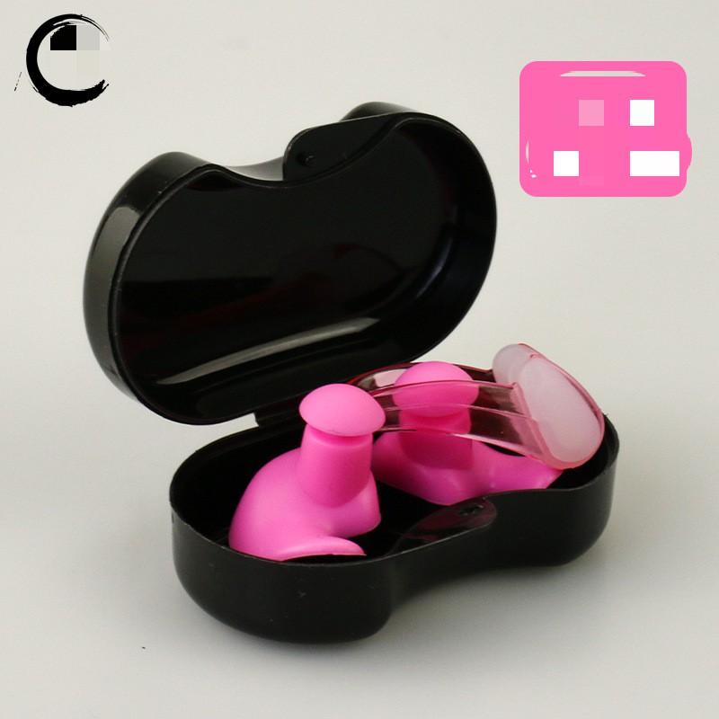 Durable Earplugs stuffy nose Classic Delicate Texture 1 Pair Waterproof Soft Earplugs Silicone Portable Ear Plugs Swimming Accessories nasal cong-image-775744457