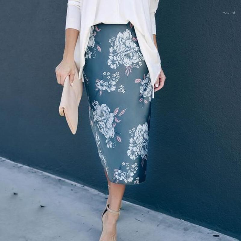 

Skirts Fashion Women Skirt High Waist Flowers Print Girls Sexy Uniform Pleated Faldas Mujer Moda 2022#GH40, Navy