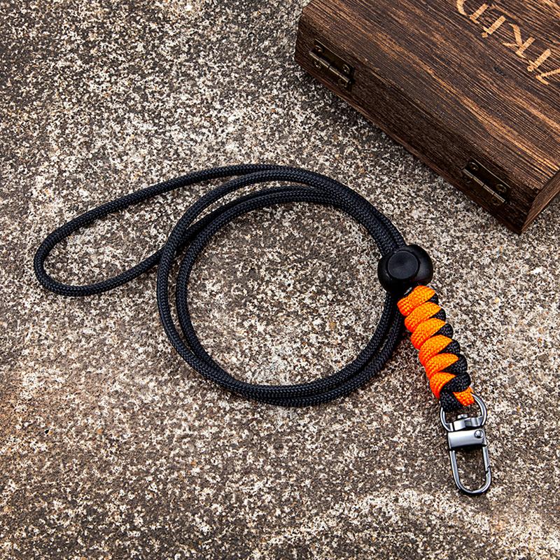 

Pendant Necklaces Outdoor Rock Climbing Rotating Buckle Hanging Neck Rope For Mobile Phone Lanyard Camera USB Holder ID Pass Card KeychainsP
