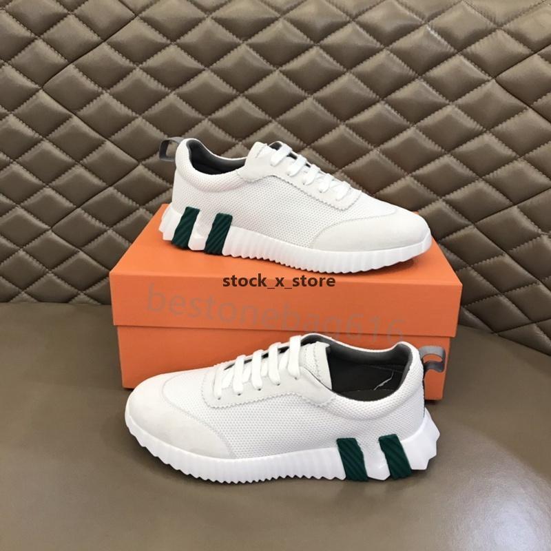 

Bouncing shoe Designer Various Styles Casual Shoes Bouncing bounce sneaker sole flat platform-H Athletic canvas suede design Runner Walk SbR