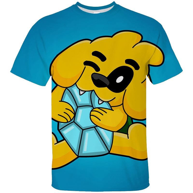 

Men's T-Shirts Game Mikecrack T-shirt Adult/Kids 3D Cartoon Tee Tops Kawaii O-Neck T Shirt Los Compas Anime Streetwear Compadretes TshirtsMe