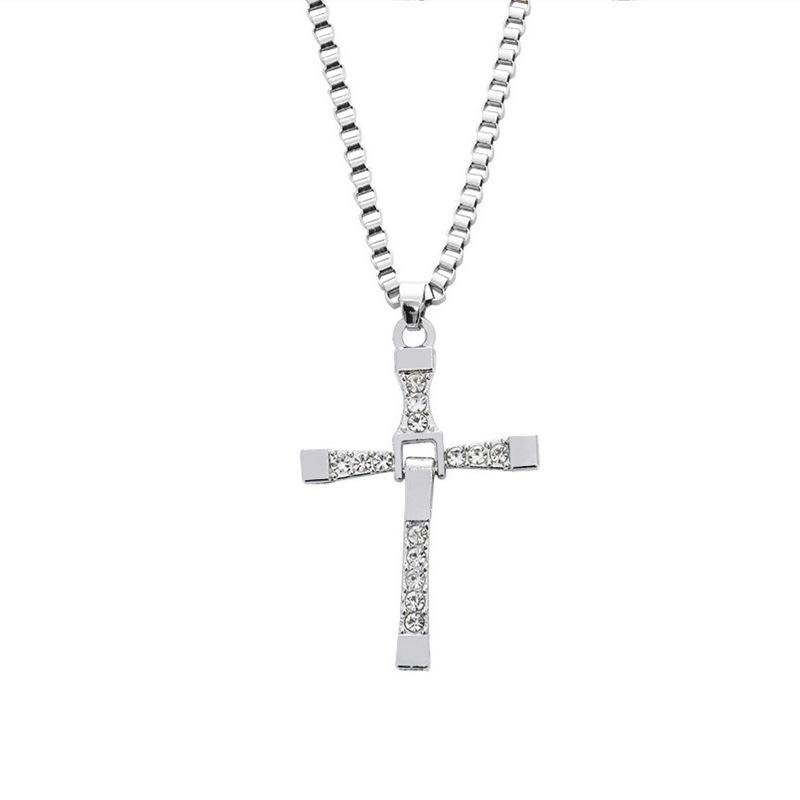 

Pendant Necklaces Toledo Same Necklace Fast And Furious 8 Men's Cross Hip Hop