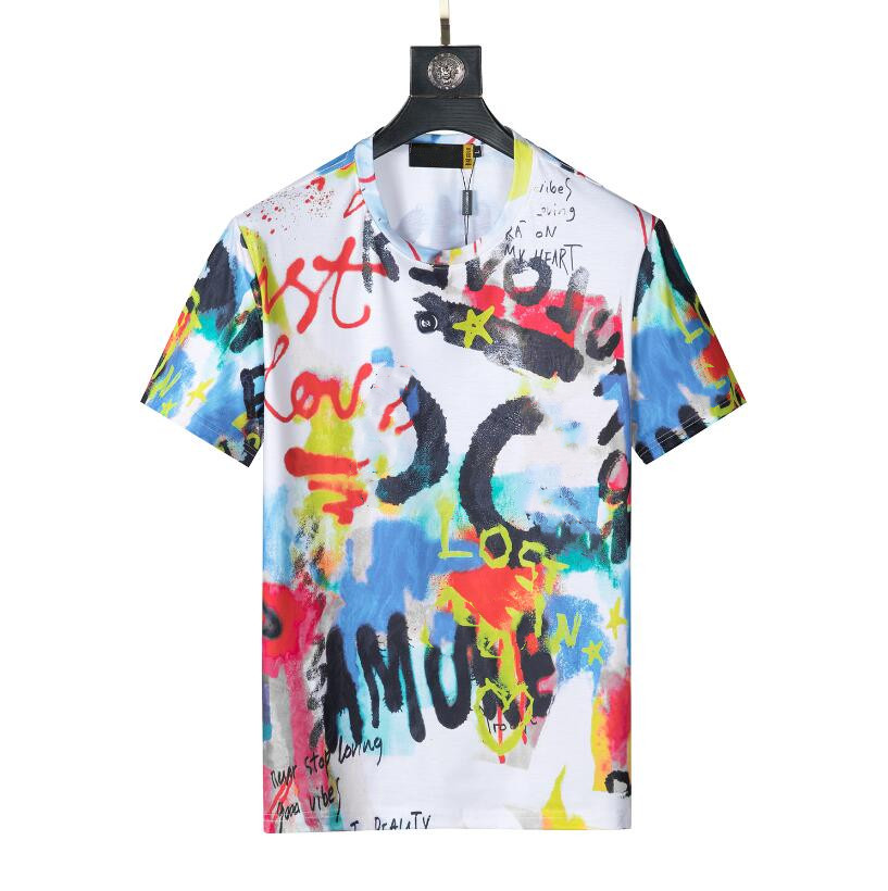 

2022 Classic Round Neck Spring Tops Designer T-shirt Man and Woman Summer Short Sleeve T-shirts Letters Fashion Tees Clothing Asian size -3XL #3300