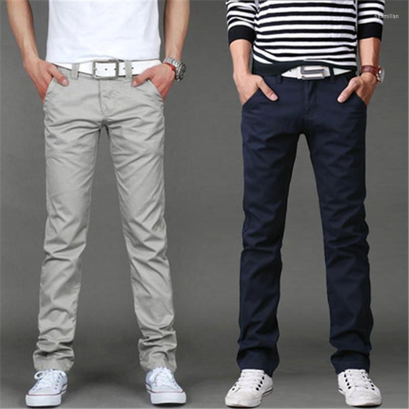 

Men's Pants Fashion Business Solid 9 Color Male Trousers 2022 Casual Men Cotton Slim Pant Straight Khaki BlackMen's Naom22, Black