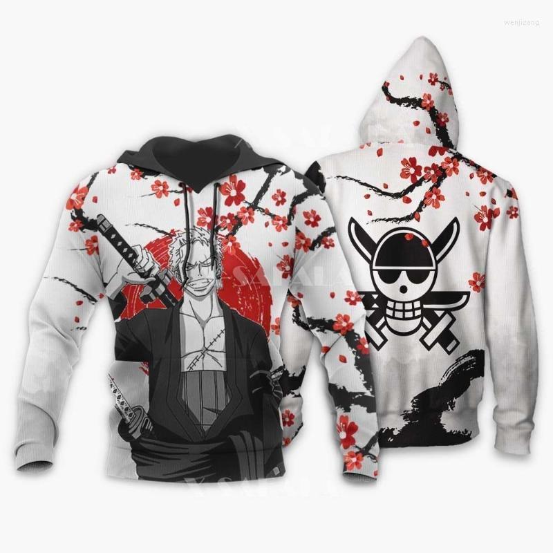 

Men's Hoodies & Sweatshirts One Piece Roronoa Zoro Pirate Emblem 3D All Over Printed Hoodie Outwear Men Women Sweatshirt Harajuku Zippe Pull, E690