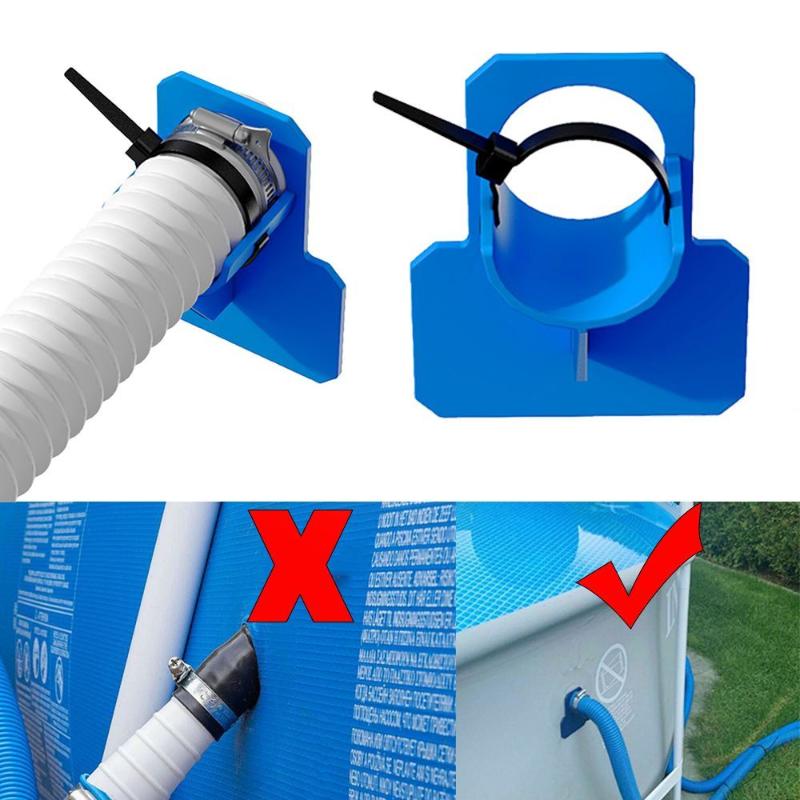 

Pool & Accessories Hose Adapter Swimming Pipe Holder Above Ground Fits 32mm 38mm Outlet Mount Supports For Intex
