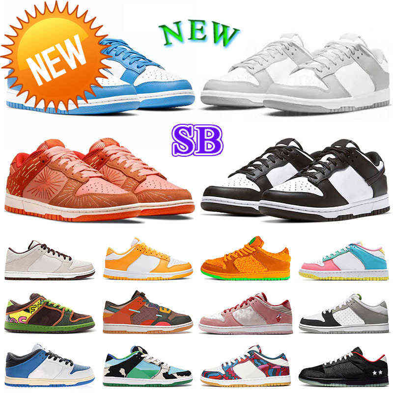 

2022 New Dunks Casual Shoes Top Quality Low Mens Womens Suede Leather Designer Sneakers UNC Blue Fog Grey Winter Solstice Black White Falts, A03 halloween 36-45