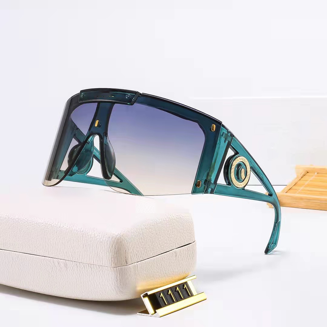 Lunettes de soleil femme designer Siamois homme lunettes de soleil lunettes grande flamme protection uv mode Lunettes de soleil Plage lunettes da