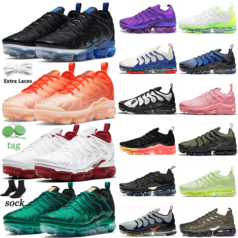 

Tn Plus Mens Running Shoes Air USA Knicks Bubblegum Yolk Yellow Atlanta Triple Black Red Royal Cherry Pure Platinum men women Trainers Sports Sneakers Size 47, #a42 triple red 36-47