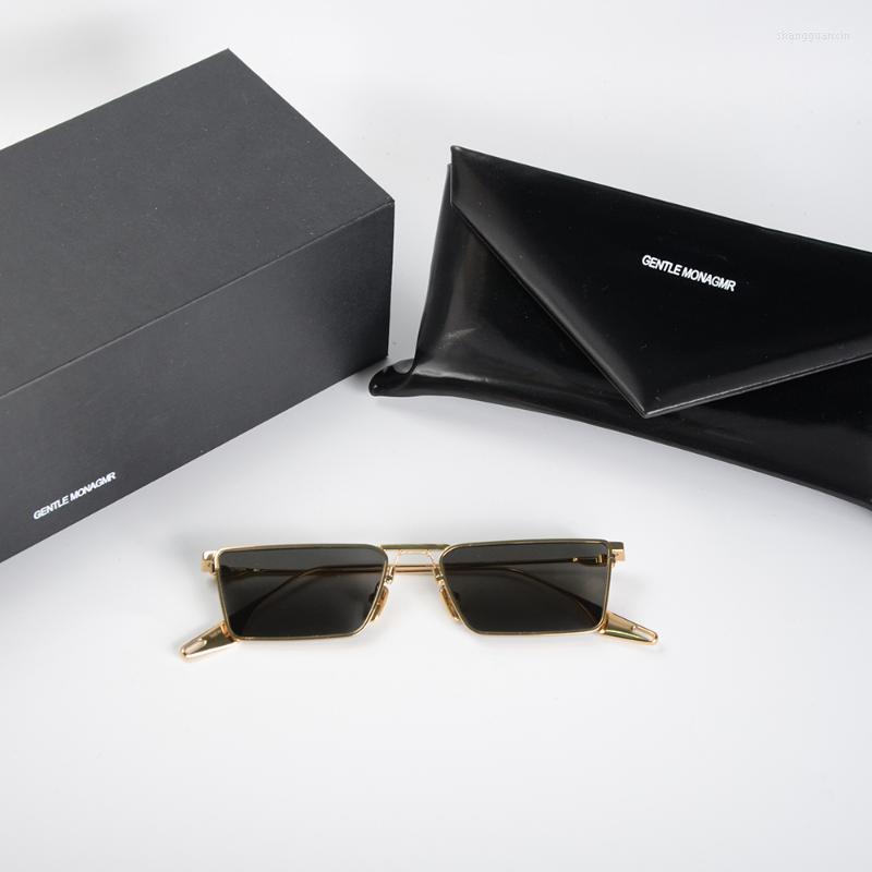 

Sunglasses Sunglass For Women Men Square Metal Alloy UV400 Lady Retro Oculos With Original BoxSunglassesSunglasses