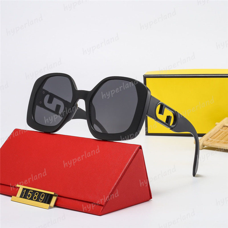 

Summer Retro Sunglasses Designer Woman Mens Eyewear Metal Gold F Womens Outdoor Sun Glasses UV Proof Drive Sunglass Casual Polarized Glasses