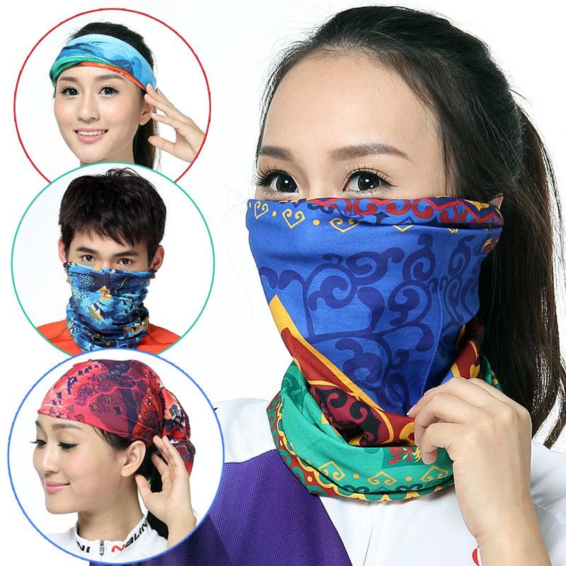 

Bandanas Outdoor Cycling Hiking Fishing Running Sports Magic Headscarf High Elastic Sunscreen Seamless Neck Cover Multiple Purposes