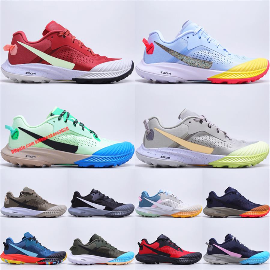 

Top Quality Terra Kiger 6 Running Shoes Fashion Bright Crimson Mint Foam Aura Medium Khaki Irony Grey Geode Teal Bred Stone Limeli241g, 9 stone limelight