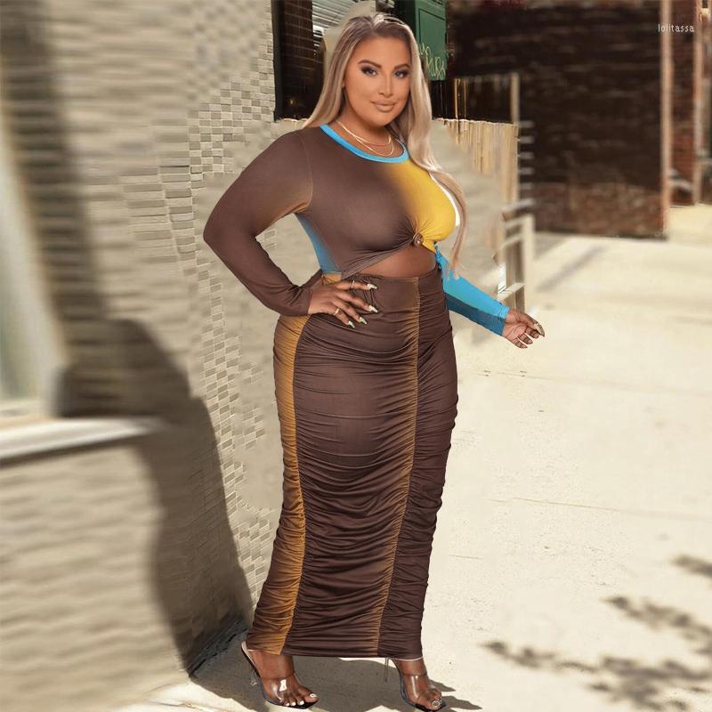 

Plus Size Dresses Elegant For Women Clothing Long Sleeve Sexy Evening Dress Party Bandage Bodycon Wholesale Drop Loli22, Auburn