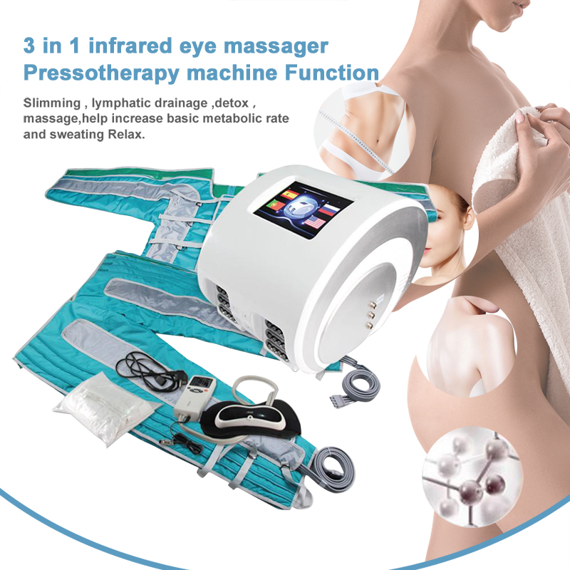 

Pressotherapy Lymphatic Drainage Slimming Body Suit 3 in 1 Far Infrared Therapy Pressotherapy Machine 24 Air Bags Pressure Salon Fat Reducing