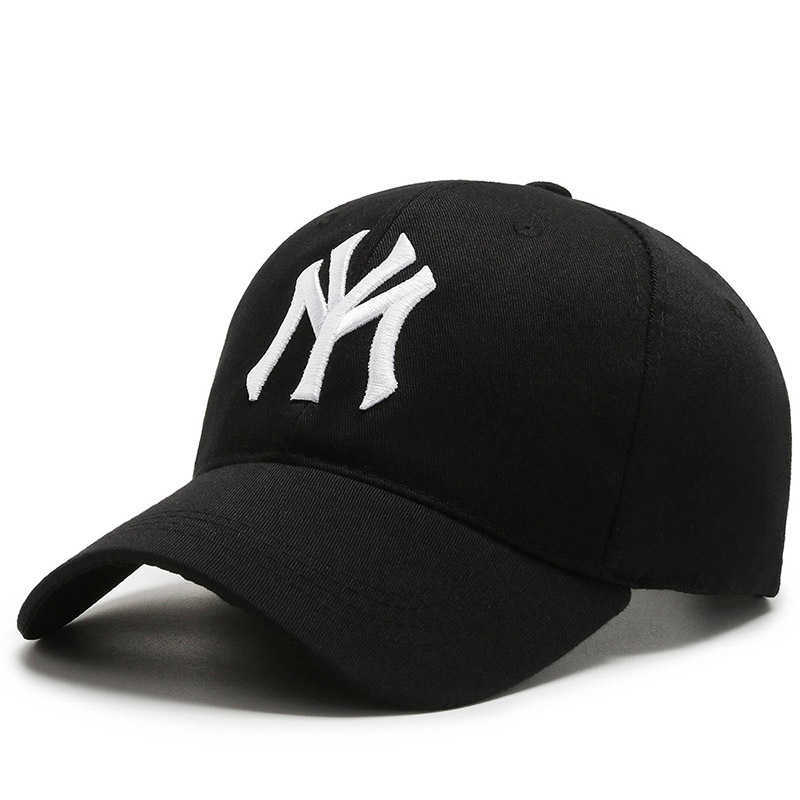 

New York 3d embroidered baseball cap 100% cotton my father hat letter summer sun hip hop fashion, Pink