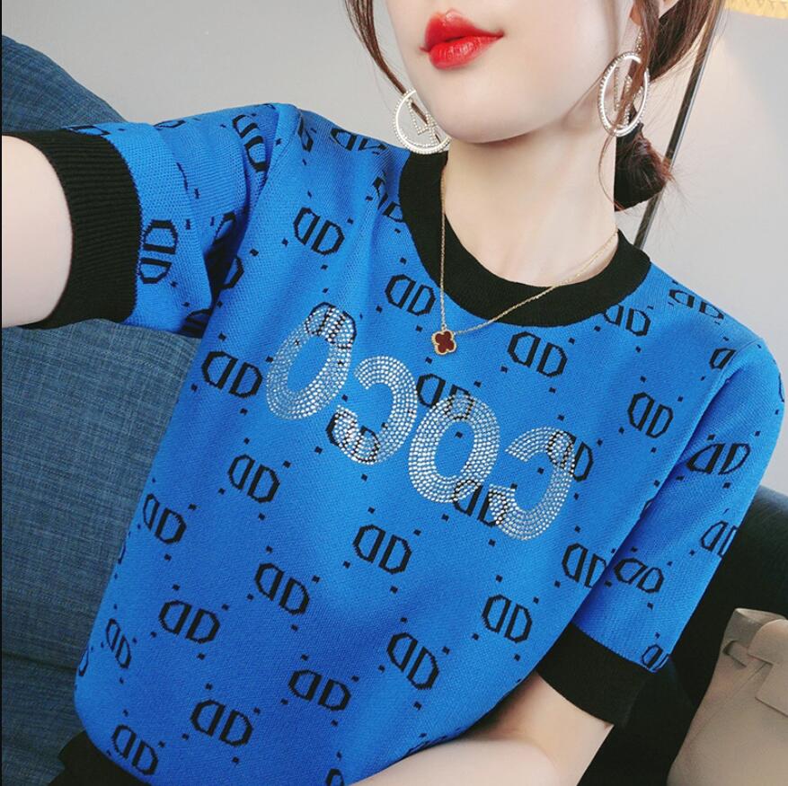 

Neck 100% Wool Knitted Sweater Women' Spring and Autumn New Style Puff Sleeve Loose Fashion Pullover Chic Cashmere Top, Blue