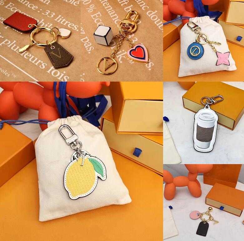 

2022 Classic Lemon Keychain Wallet Keyring Designer Flowers Car Letter Metal Keychains Unisex Charm Many Style Pendant Accessories