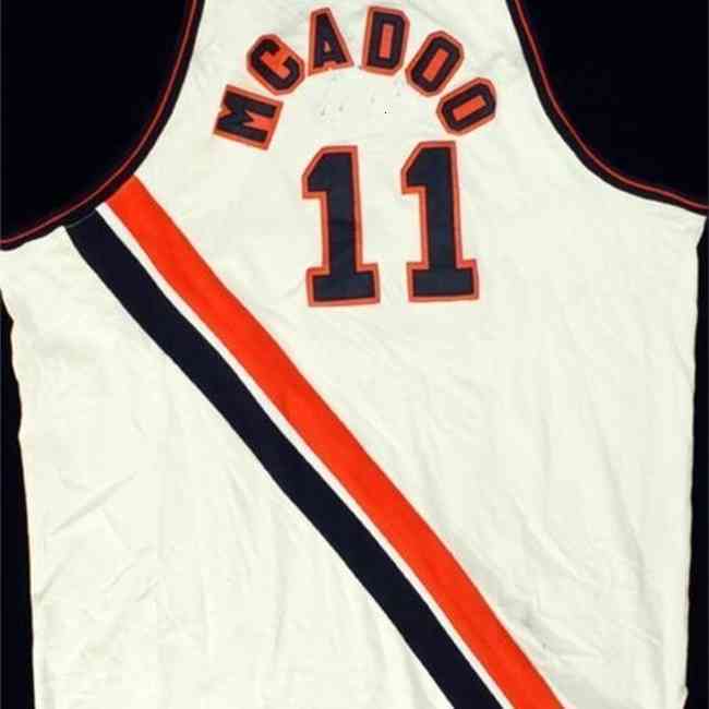 

Bob Mcadoo #11 Buffalo Braves Jersey Sewn New Any Name Mens White Stitched Basketball Jerseys